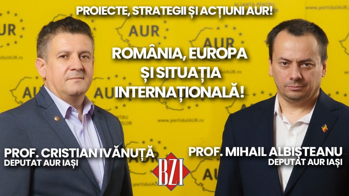 Deputații AUR de Iași, profesorii Mihail Albișteanu și Cristian Ivănuță dialoghează la BZI LIVE pe cele mai importante probleme și teme