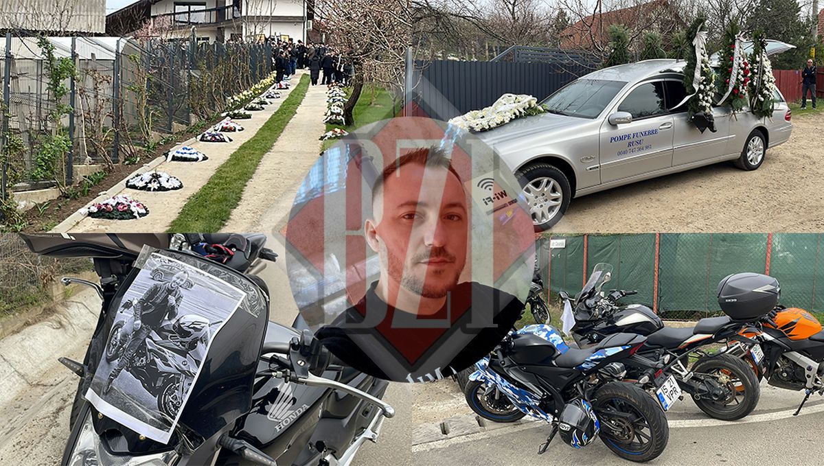 Durere la Tomești! Andrei, tânărul motociclist decapitat, condus pe ultimul drum – GALERIE FOTO