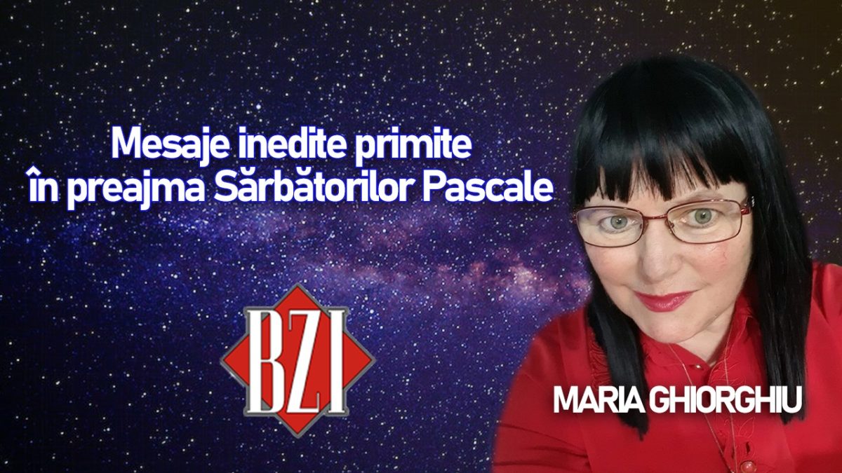 Maria Ghiorghiu dezvăluie la BZI LIVE ce mesaje inedite a primit în preajma Sărbătorilor Pascale