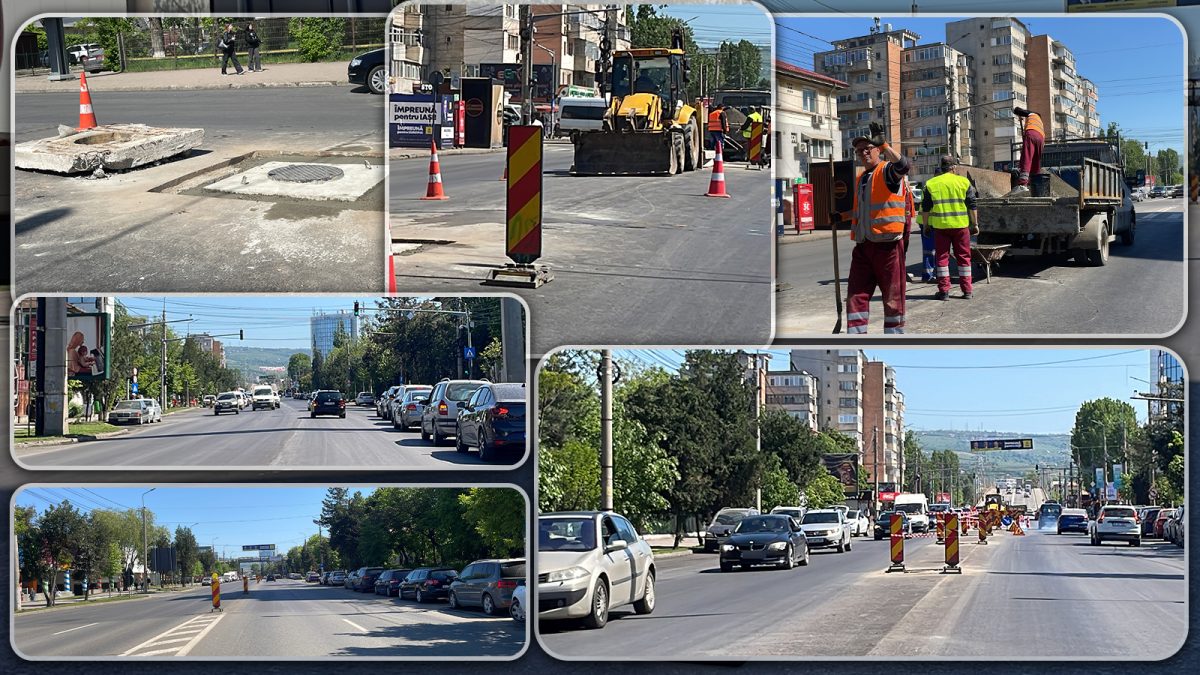 Primarul Mihai Chirica schimbă planul după ce a fost înjurat de sute de ieșeni. De două luni, lucrările de pe bulevardul Socola creează haos în trafic – FOTO