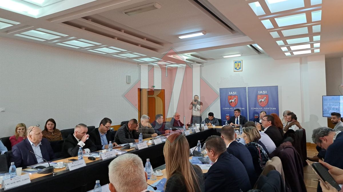 Ședință maraton la Consiliul Județean Iași. Consilierii au aprobat dintr-un foc peste 30 de proiecte – VIDEO