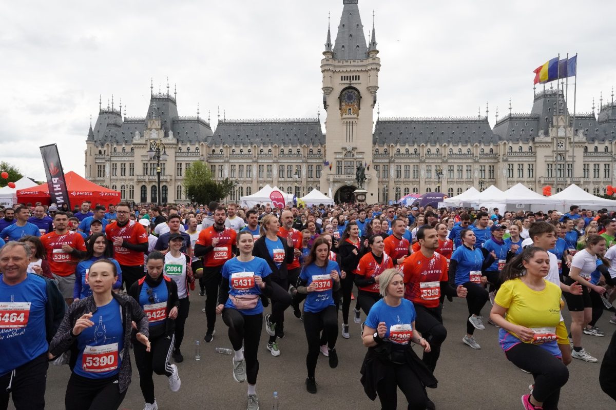 Semimaraton Iași 2024, ediție record: Inimile alergătorilor au bătut de 388.800 de ori pentru copiii aflați în dificultate