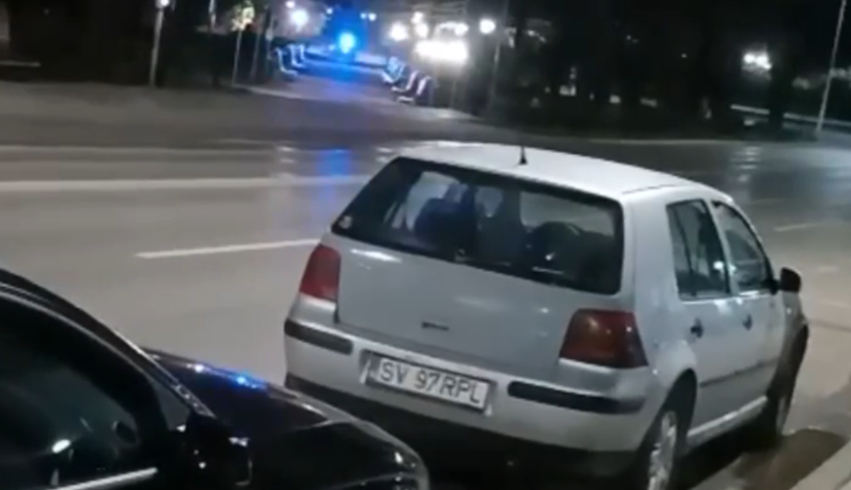 Urmărire ca în filme pe străzile din Rădăuți! Un șofer beat a încercat să fugă de polițiști – VIDEO