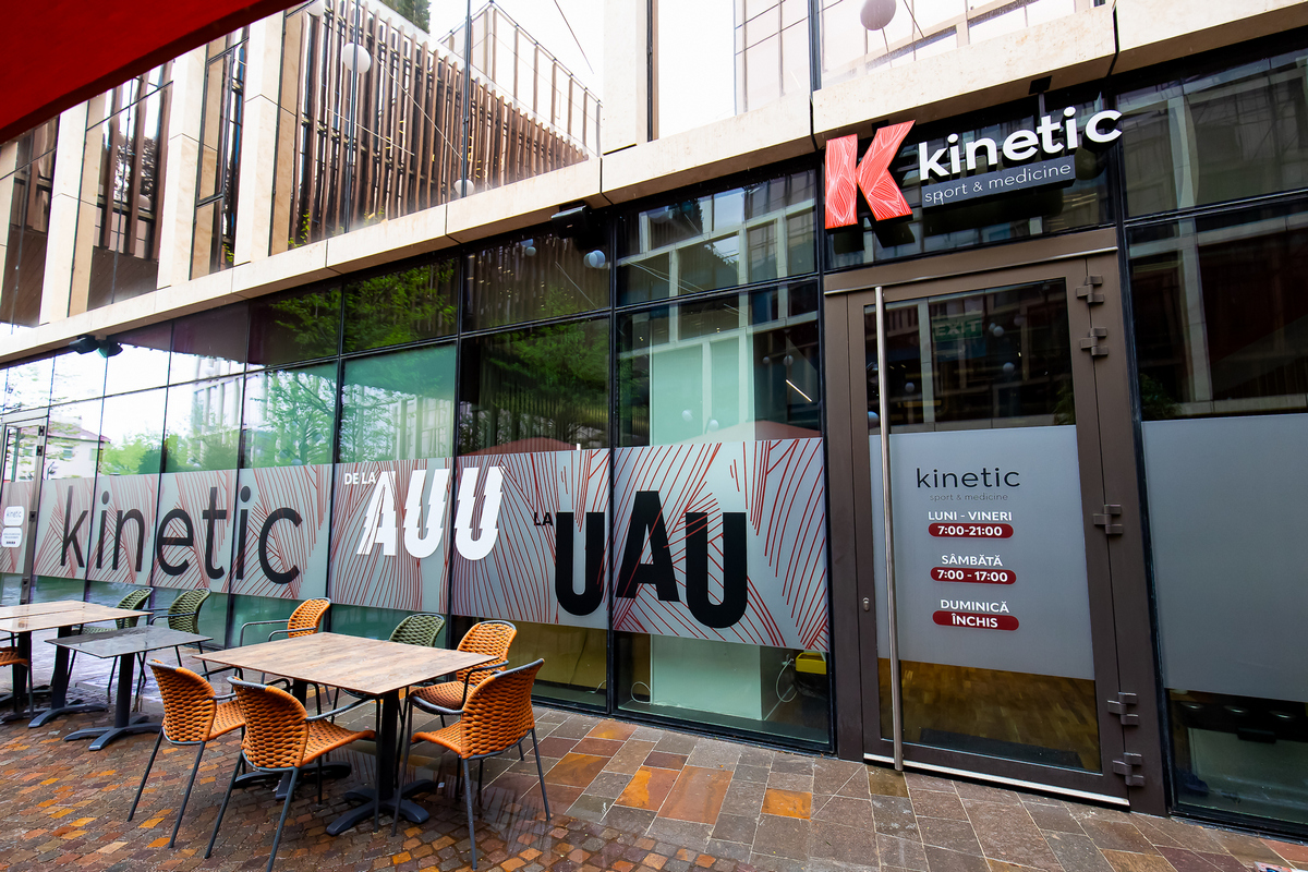 Clinica Kinetic Sport&Medicine, specializat în recuperare medicală, ortopedie, fizioterapie, kinetoterapie și recuperare medicală pentru adulţi, copii și bebeluși, inaugurată în Palas Campus