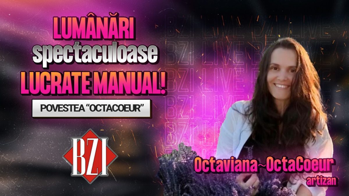 Lumânările perfecte pentru masa de paște! Octaviana~OctaCoeur, artizan, împărtășește totul despre activitatea sa creativă în interviul BZI LIVE
