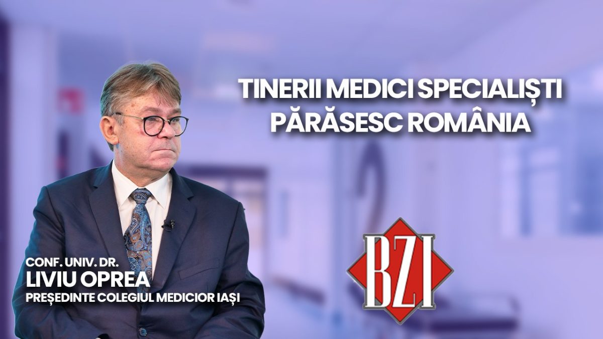 Conf. univ. dr. Liviu Oprea, președintele Colegiului Medicilor Iaşi discută în emisiunea BZI LIVE despre un nou val al plecărilor medicilor specialiști în alte țări