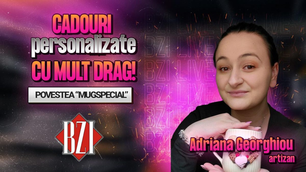Cadouri personalizate! Adriana Georghiou, artizan, detaliază pentru BZI LIVE despre povestea “MugSpecial”