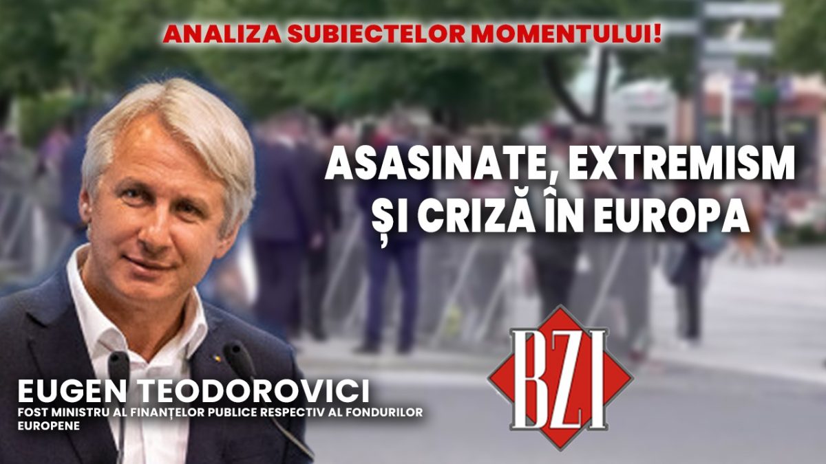 Fostul ministru al Finanțelor publice respectiv al Fondurilor europene, Eugen Teodorovici comentează și analizează BZI LIVE cele mai importante subiecte și evenimente