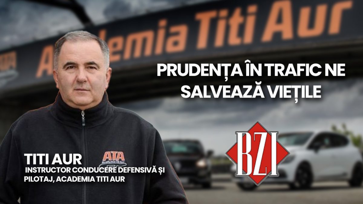 LIVE VIDEO – Titi Aur, instructor conducere defensivă și pilotaj, va discuta în emisiunea BZI LIVE despre statisticile accidentelor rutiere din România