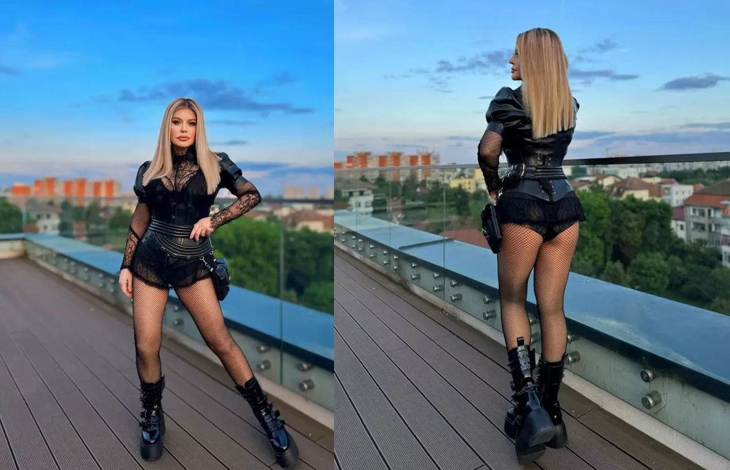 Loredana, super sexy într-un corset negru, la înălțime! „Am crezut că e Khloe Kardashian” – FOTO
