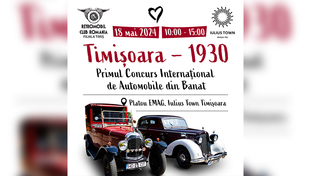 Retro Paradă cu mașini din anii `20, festival cu mii de flori, Caravana Dințișorului și teatru de păpuși, în weekend, la Iulius Town 