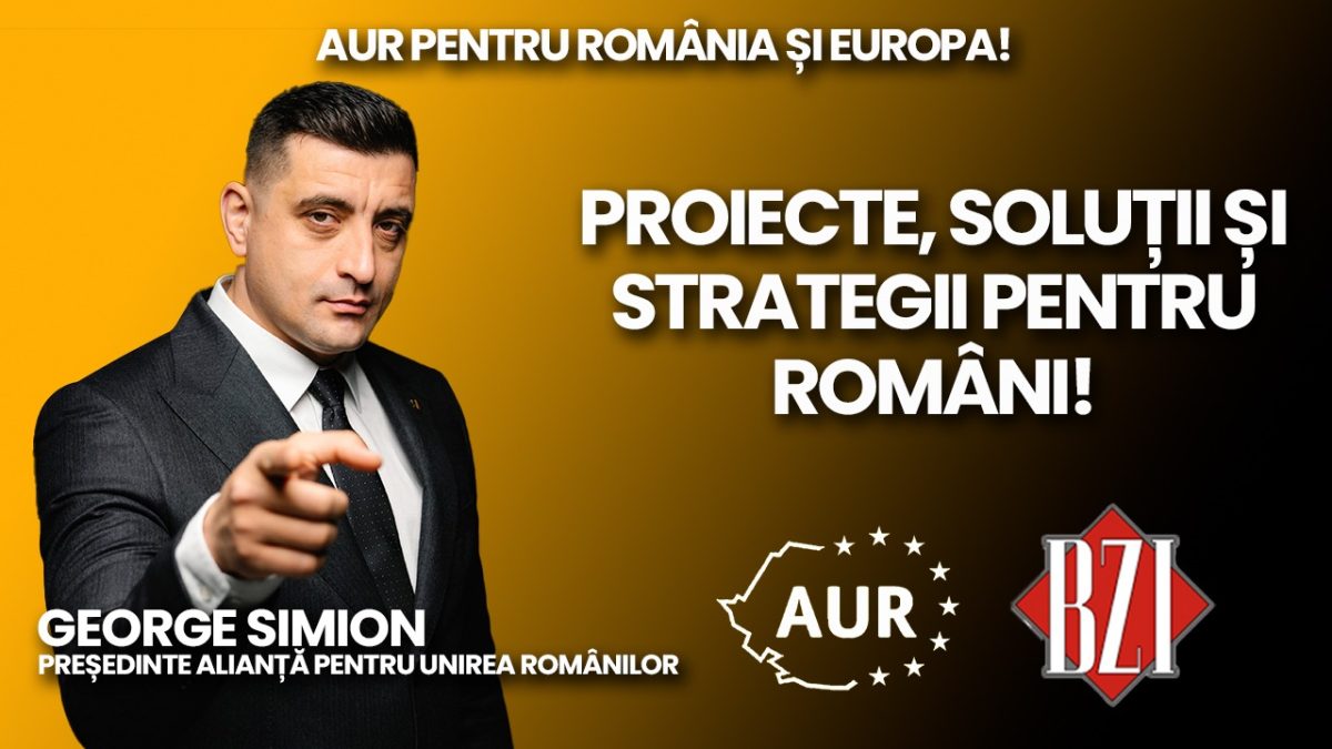 Preşedintele AUR, George Simion, într-o nouă prezenţă specială şi exclusivă BZI LIVE