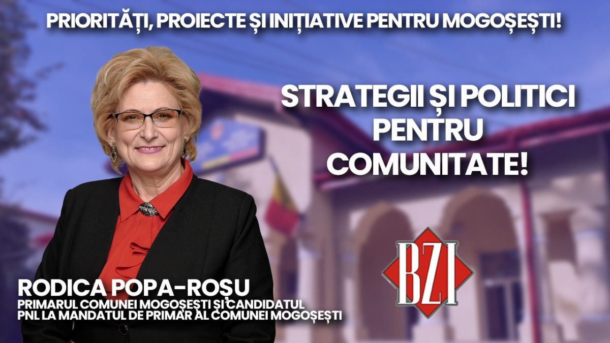 LIVE VIDEO – Campanie Electorală 2024! Candidatul PNL pentru conducerea localității și actualul primar al comunei Mogoșești, Rodica Popa-Roșu, într-o emisiune BZI LIVE