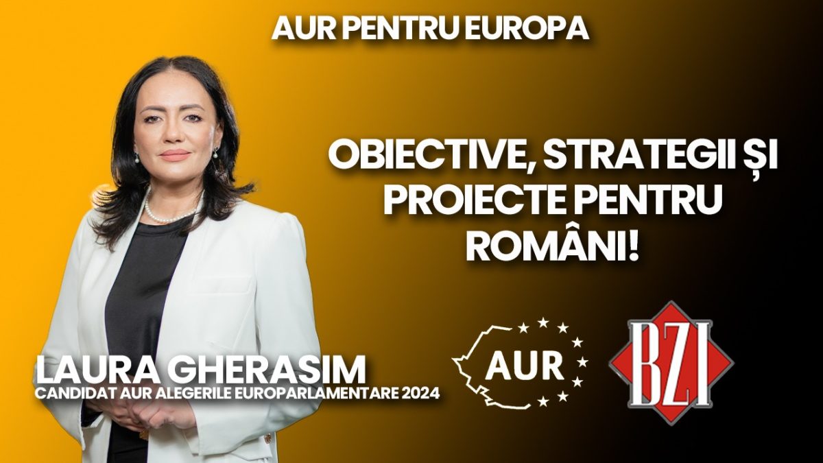 Laura Gherasim, candidat AUR, despre Alegerile Europarlamentare 2024 într-o emisiune specială BZI LIVE