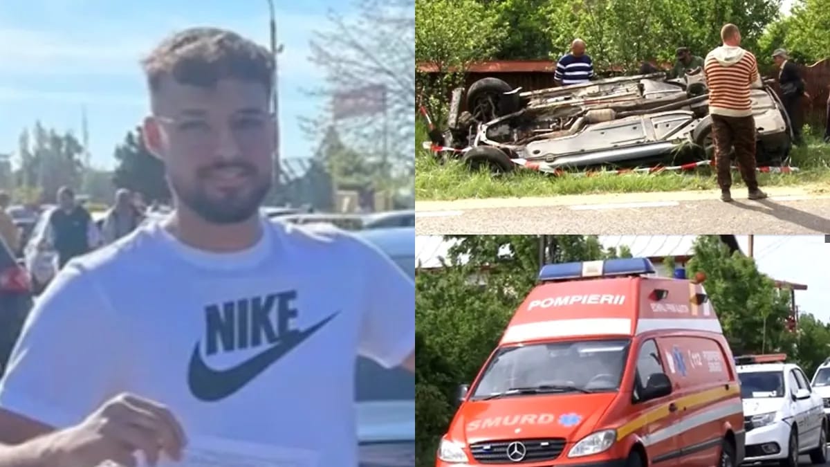 Andrei este tânărul mort într-un accident rutier din Argeș, chiar înainte de Paște! Mașina pe care o conducea s-a făcut praf – FOTO