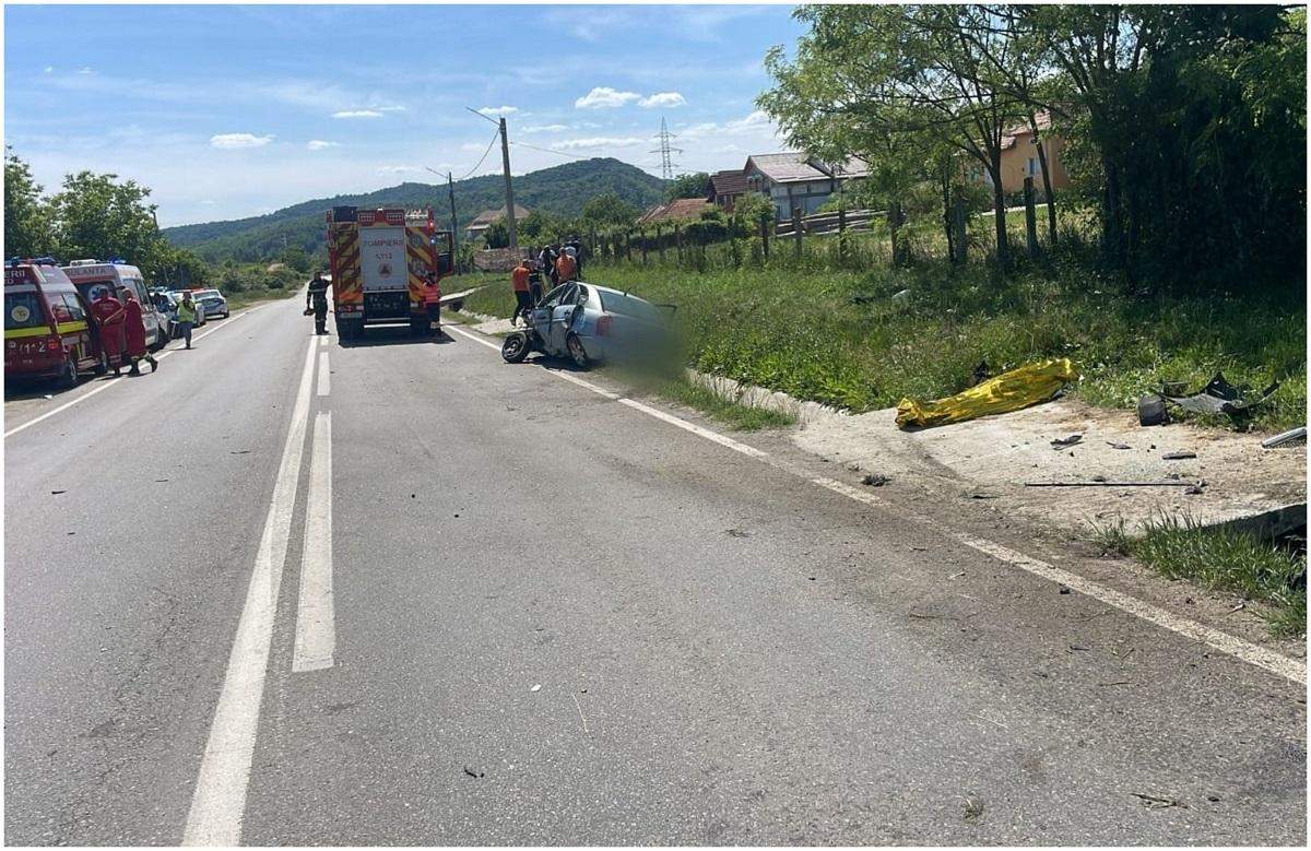 Accident mortal în Vâlcea. Un bărbat de 45 de ani a decedat pe loc