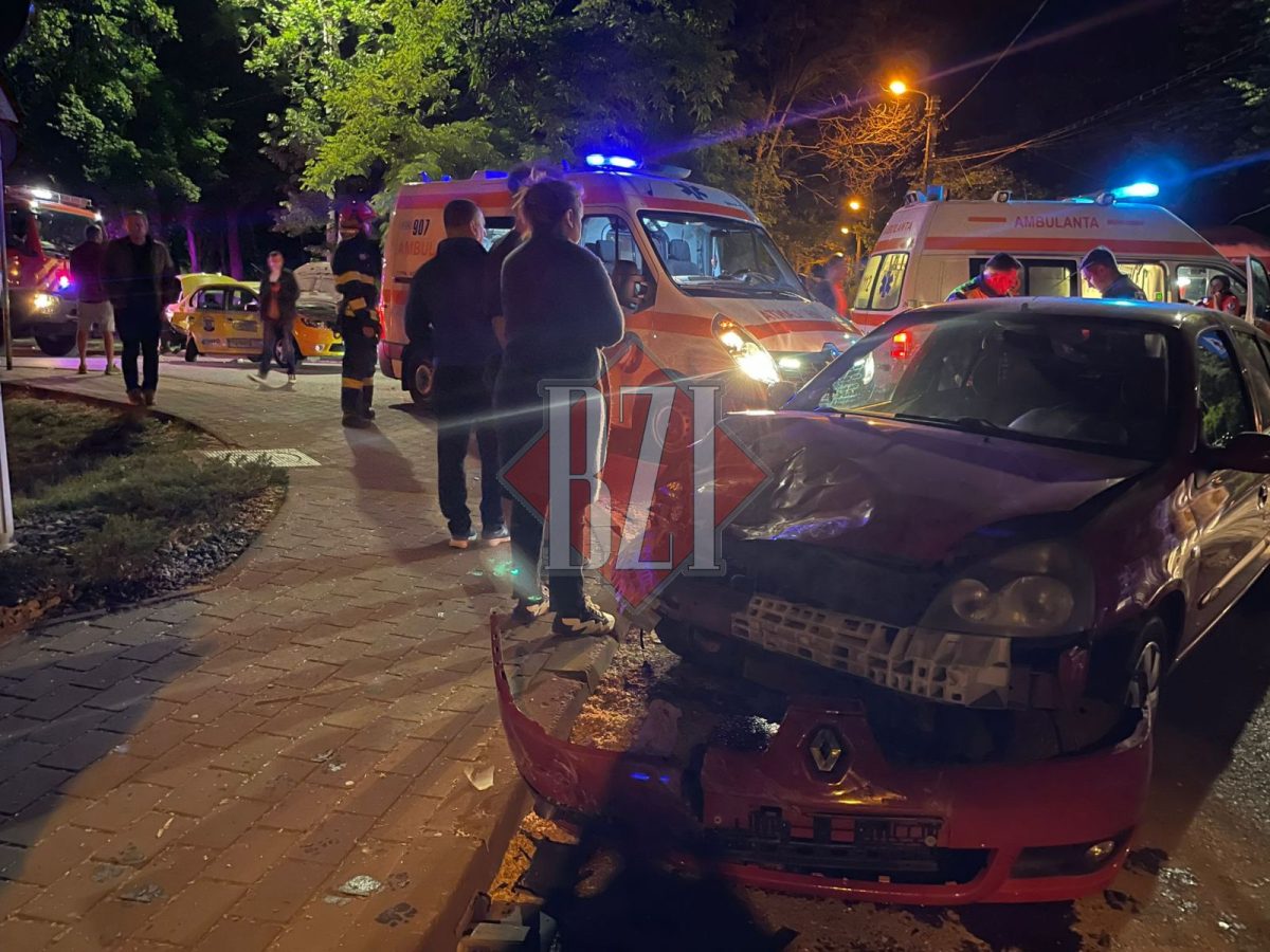 Accident rutier în Copou. Două autoturisme au fost implicate în coliziune – FOTO/VIDEO, UPDATE