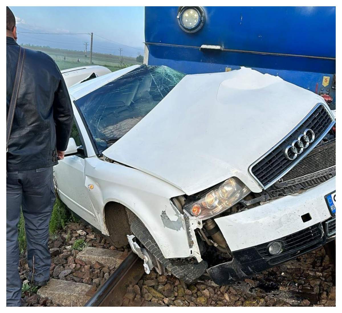 Accident feroviar mortal, în Făgăraș! Un bărbat și-a pierdut viața