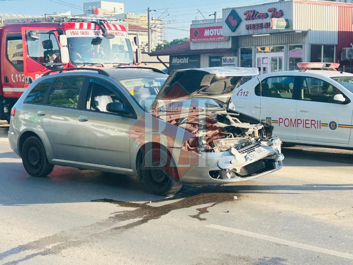 Accident rutier în Iași! Trei autoturisme au fost implicate – EXCLUSIV, FOTO, VIDEO, UPDATE