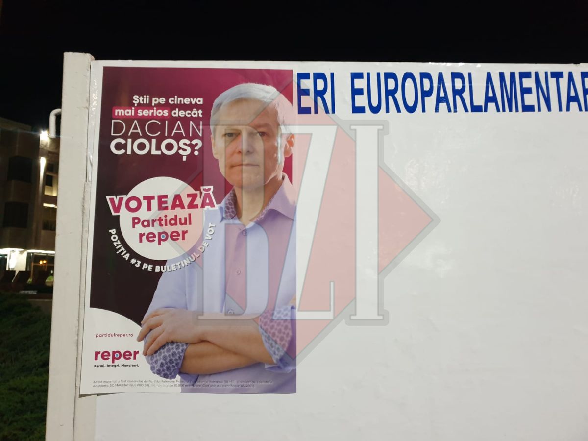Partidul Reper a furat startul! Mai mulți membri au lipit înainte de începerea campaniei electorale afișe – FOTO