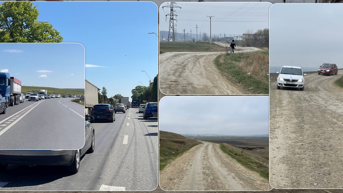 Tradiționala coadă de mașini, de la Podu Iloaiei, s-a extins pe tot parcursul săptămânii. Dacă vinerea era infernal, șoferii își fac nervi zilnic acum – FOTO/VIDEO