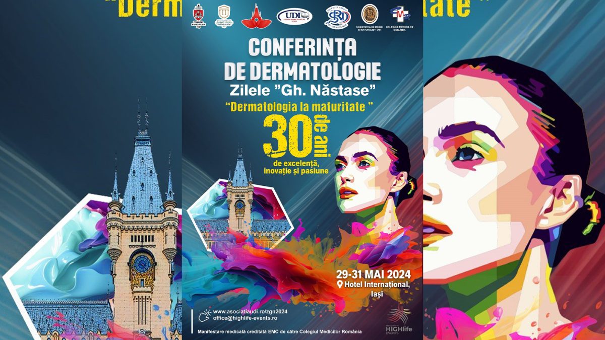Conferința de Dermatologie Zilele „Gh. Năstase” a ajuns la cea de-a 30-a ediție!