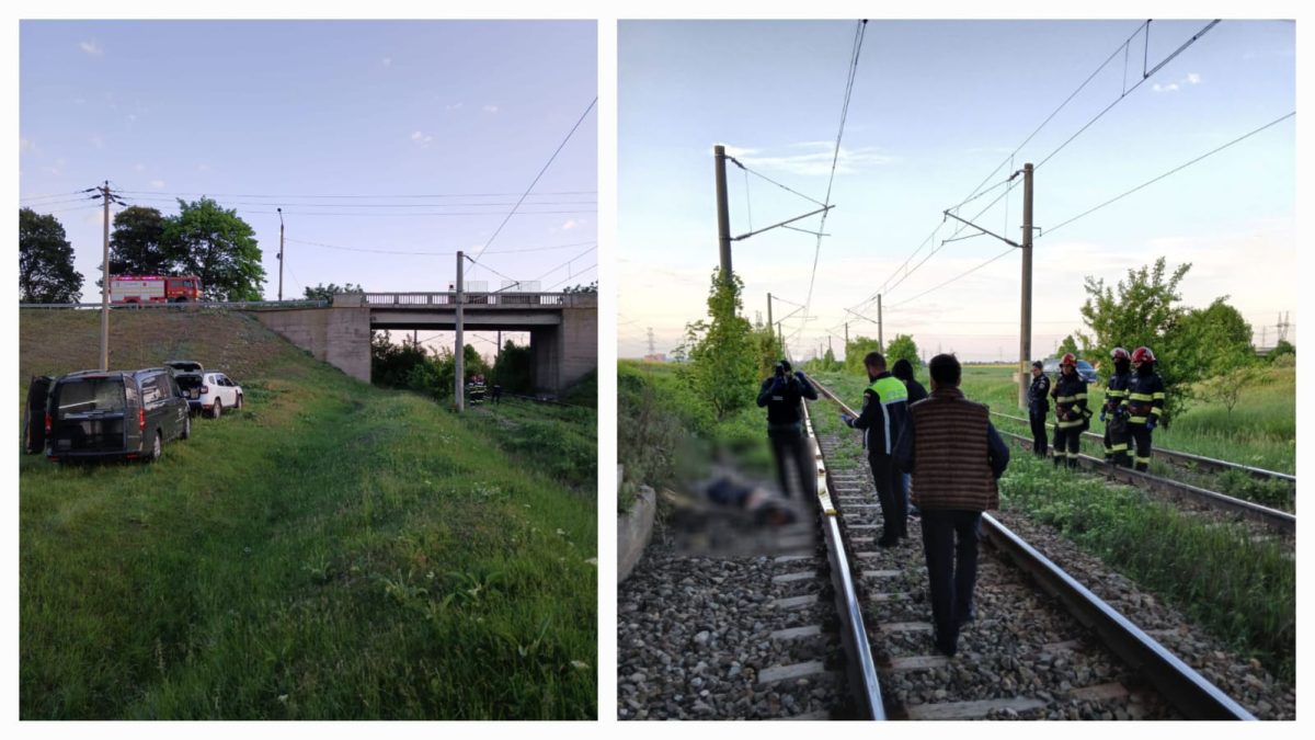 Un ieșean s-a aruncat în fața trenului la Săbăoani. A murit zdrobit în urma impactului – FOTO