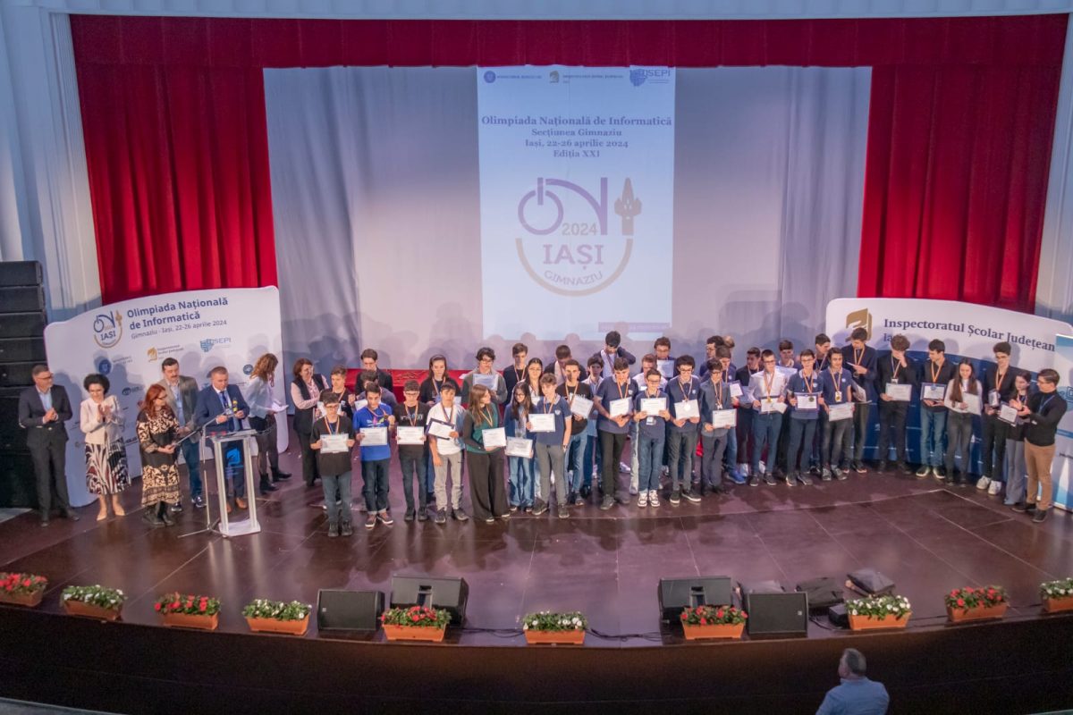 Olimpiada Națională de Informatică. Elevii ieșeni s-au întors cu premii excepționale