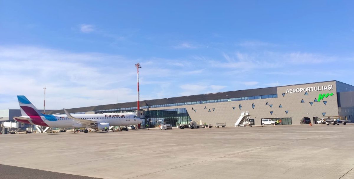Primul zbor al companiei Eurowings, pe Aeroportul Internațional Iași – FOTO