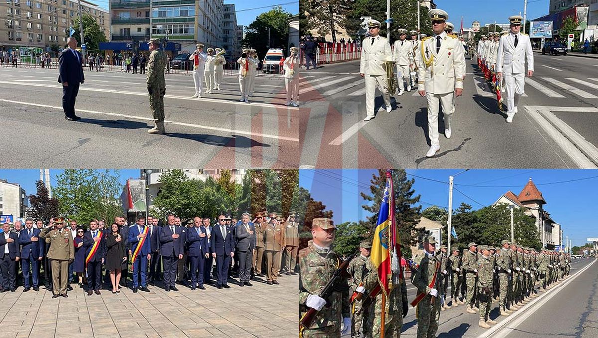 Paradă militară, desfăşurată cu prilejul aniversării Zilei Independenţei de Stat a României, la Iaşi. Nicolae Ciucă cască gura în centrul orașului – UPDATE, GALERIE FOTO