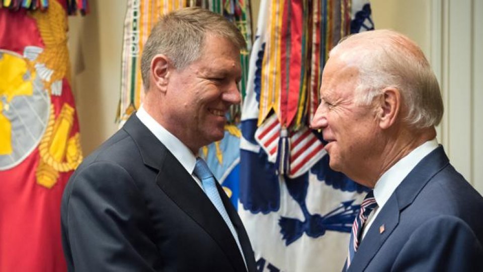 Președintele României a ajuns la Casa Albă, unde se întâlnește cu președintele Biden