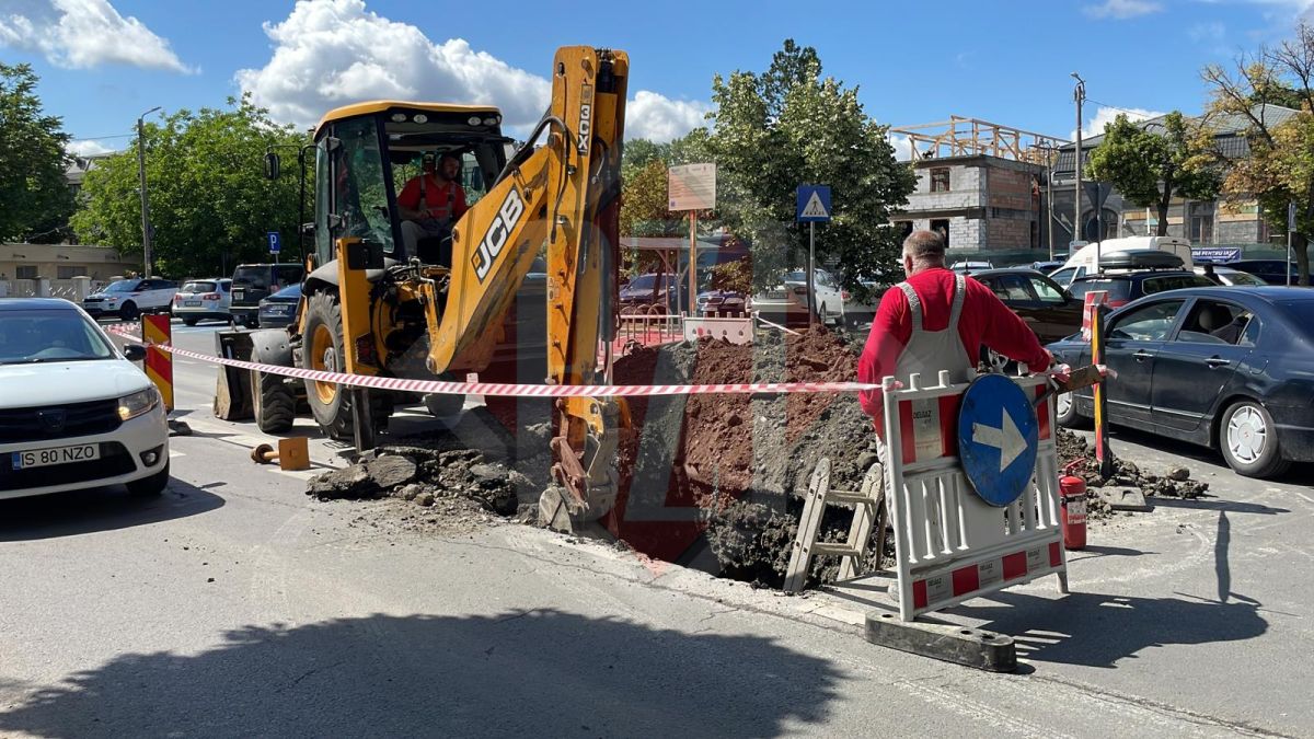 Atenție, ieșeni! Trafic îngreunat pe o stradă importantă. Echipele Delgaz efectuează lucrări – FOTO