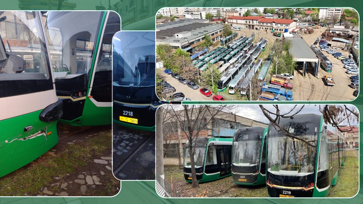Dezastru la CTP Iași! Primăria a investit 79 de milioane de euro în transportul public, iar tramvaiele stau defecte în depou după doi ani: „S-au rupt și apărătorile de la roți” – FOTO