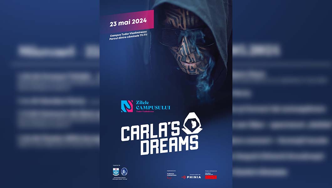Zilele Campusului „Tudor Vladimirescu”, 22 – 24 mai 2024: concert Carla’s Dreams și zeci de evenimente cu sute de premii pentru elevi și studenți