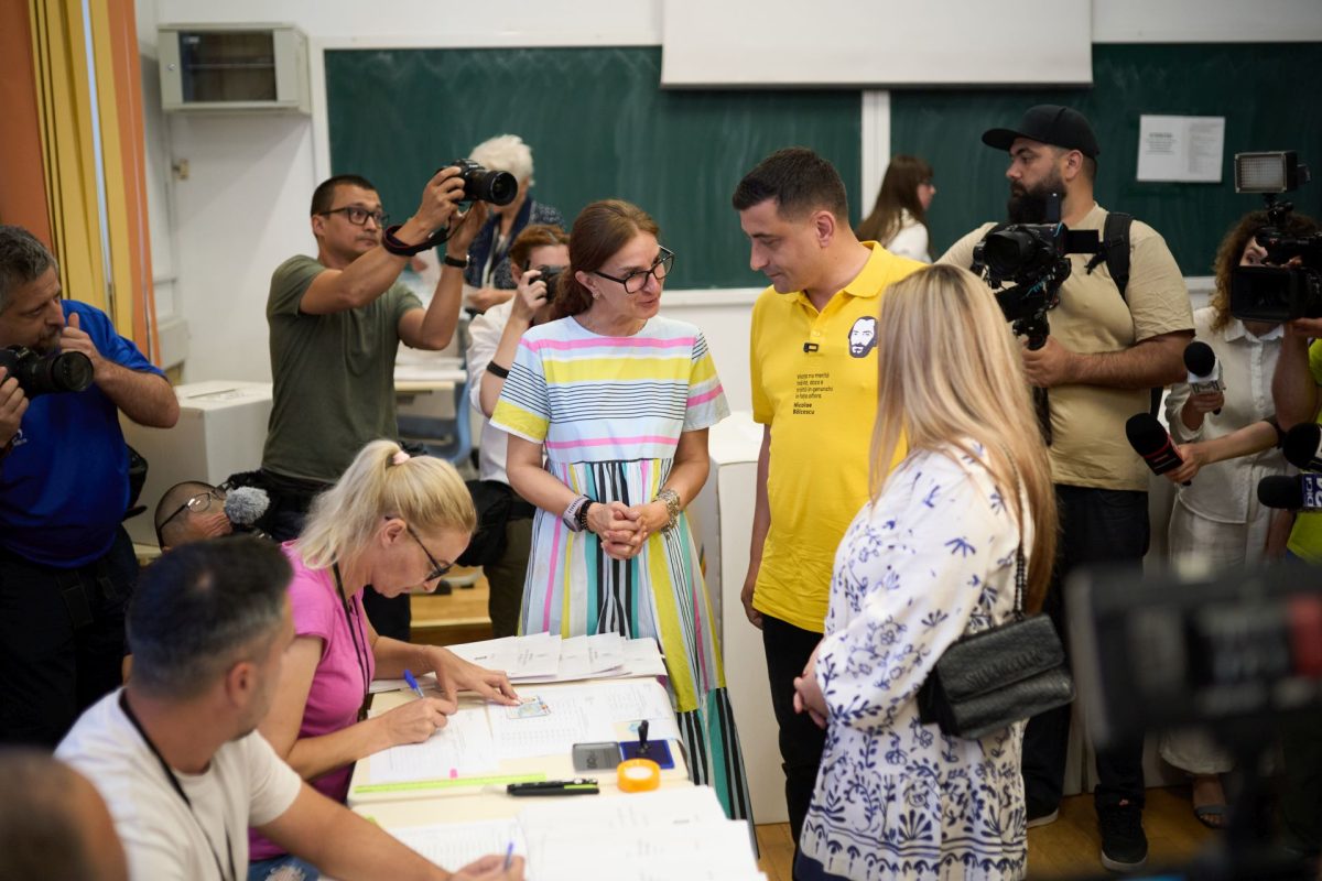 Declarațiile susținute de președintele AUR, George Simion, după exercitarea votului la alegerile europarlamentare – FOTO