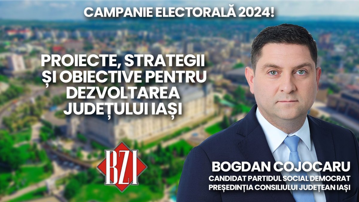 LIVE VIDEO – Campanie Electorală 2024! Candidatul PSD la președinția Consiliului Județean Iași, Bogdan Cojocaru, dialoghează la BZI LIVE despre proiecte, investiții și strategii pentru cetățeni