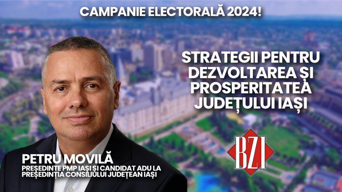 Campanie Electorală 2024! Candidatul ADU la președinția Consiliului Județean Iași, Petru Movilă, într-o nouă producție media legată de obiective, strategii și proiecte pentru cetățeni
