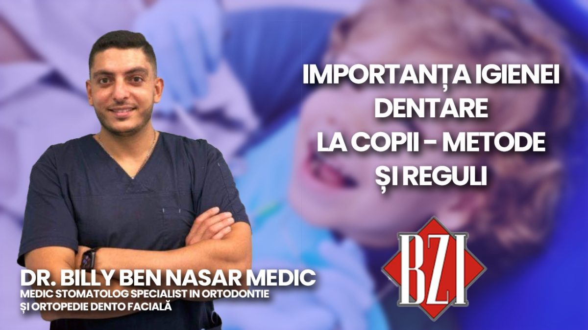 LIVE VIDEO – Dr. Billy Ben Nasar Medic stomatolog specialist în ortodontie și ortopedie dento facială, cu competențe în implantologie va vorbi despre apariția problemelor stomatologice cauzate de neglijență igienei dentare