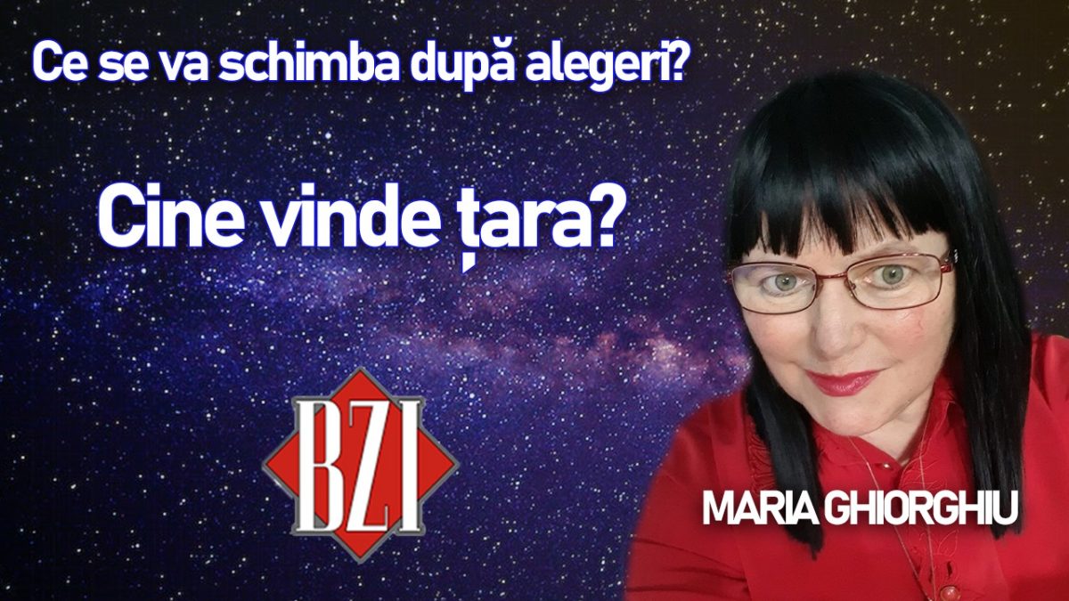 LIVE VIDEO – Maria Ghiorghiu face noi previziuni la BZI LIVE. Ce îi așteaptă pe români în urma alegerilor?