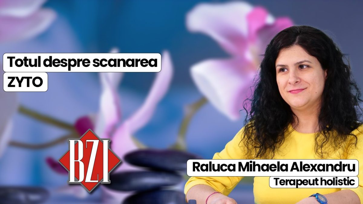 LIVE VIDEO – Raluca Mihaela Alexandru, terapeut holistic, discută în emisiunea BZI LIVE despre identificarea dezechilibrelor din corpul nostru prin scanarea cu sistemul ZYTO