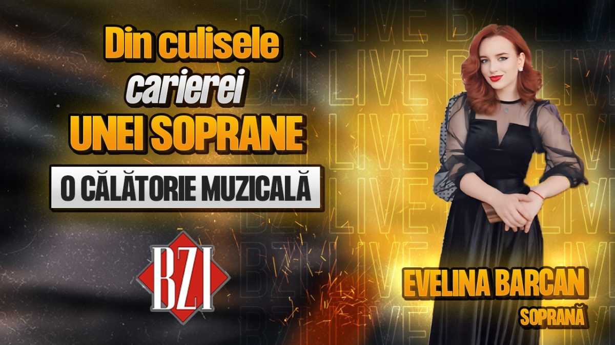O călătorie muzicală! Evelina Barcan, soprană, povestește pentru BZI LIVE despre tainele carierei sale
