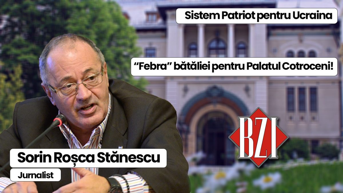 Celebrul senior – jurnalist Sorin Roșca Stănescu, într-un nou dialog spectaculos și de impact BZI LIVE