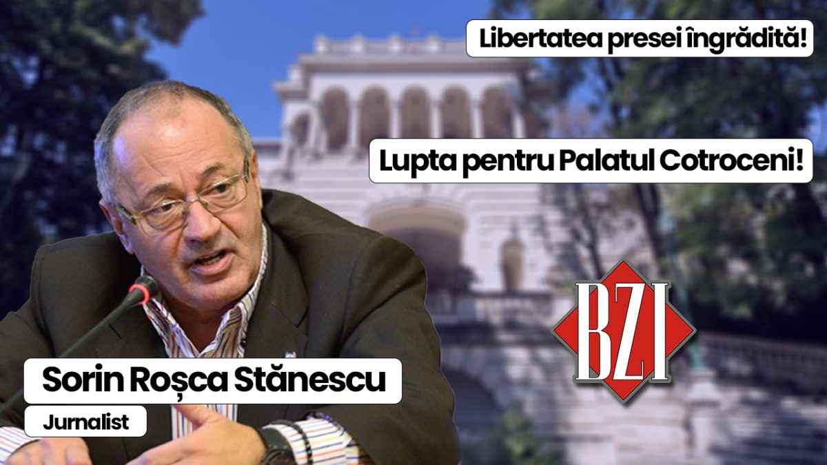 Nașul presei din România, Sorin Roșca Stănescu într-un nou dialog special, în exclusivitate pentru BZI LIVE! Alături de acesta vor fi analizate cele mai fierbinți și de actualitate subiecte, naționale și internaționale