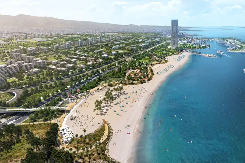 Imagini de 8 miliarde de dolari. Cum arată Ellinikon, orașul smart construit la sud de Atena