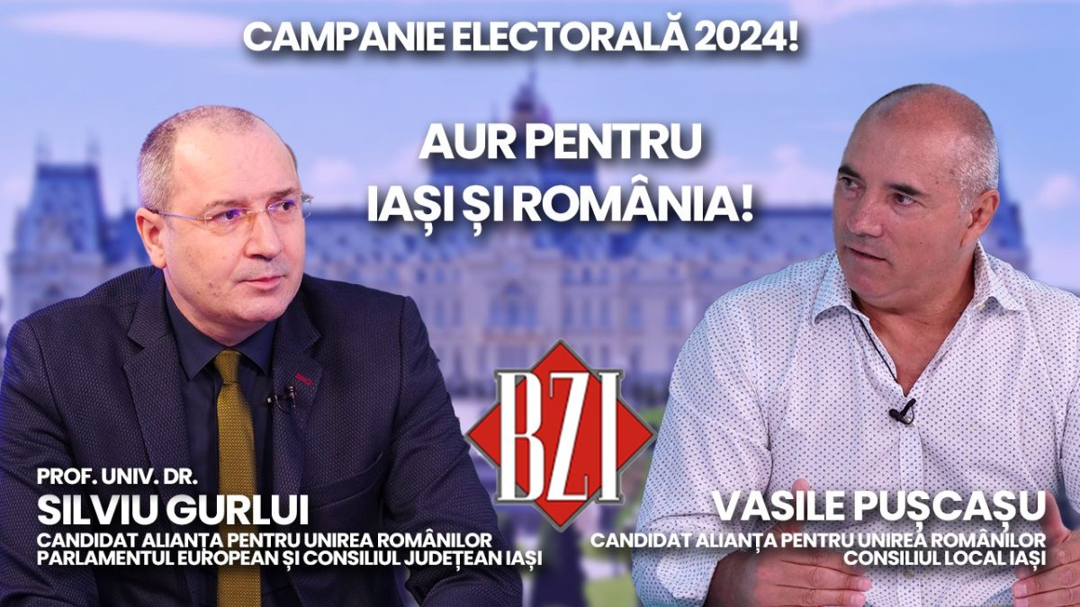 Campanie Electorală 2024! Candidații AUR la Alegerile Europarlamentare și Locale, prof. univ. dr. Silviu Gurlui și antreprenorul Vasile Pușcașu dialoghează la BZI LIVE despre proiecte, inițiative și strategii pentru cetățeni