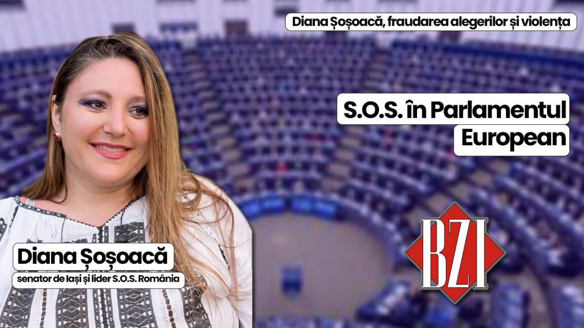 LIVE VIDEO – Senatorul de Iași și proaspăt ales europarlamentar, Diana Șoșoacă, într-o emisiune BZI LIVE exclusivă și cu dezvăluiri cutremurătoare