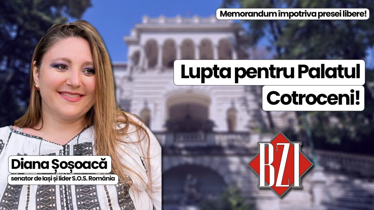 Senatorul de Iași și proaspătul europarlamentar Diana Șoșoacă, președinte S.O.S. România, analizează la BZI LIVE cele mai fierbinți și scandaloase subiecte
