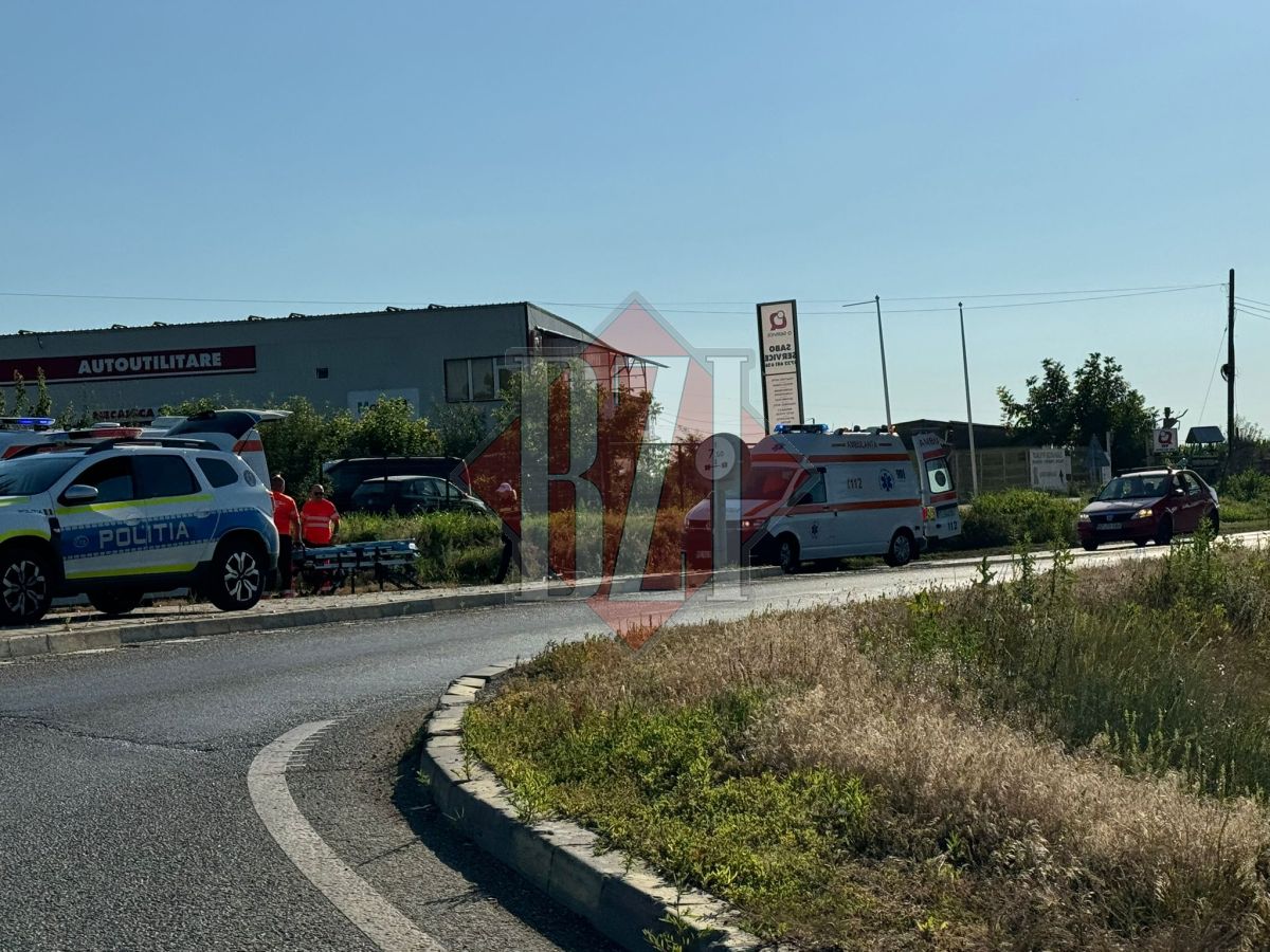 Accident rutier în Valea Ursului. O trotinetă a fost acroșată de un autoturism – FOTO
