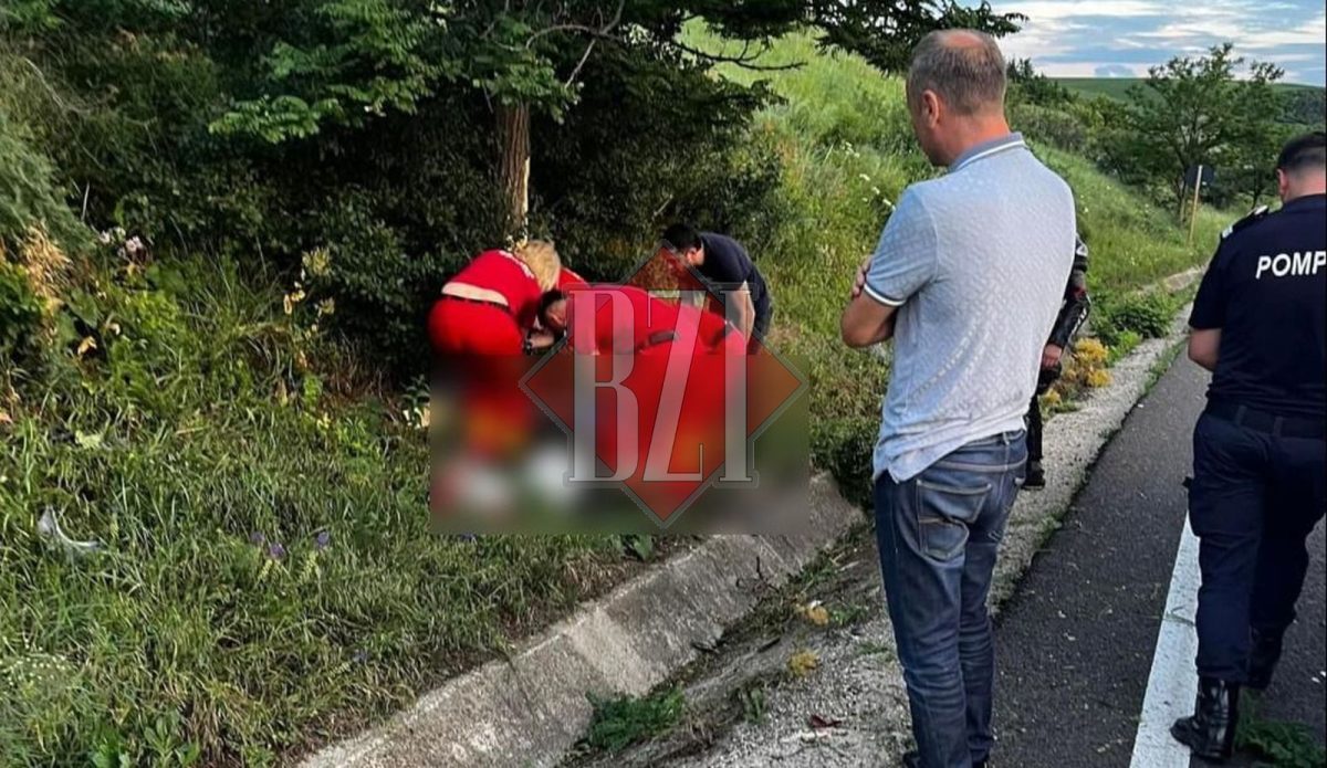 Încă un accident grav de motocicletă la Iași. Un tânăr este inconștient după un impact puternic lângă Popricani – EXCLUSIV, FOTO