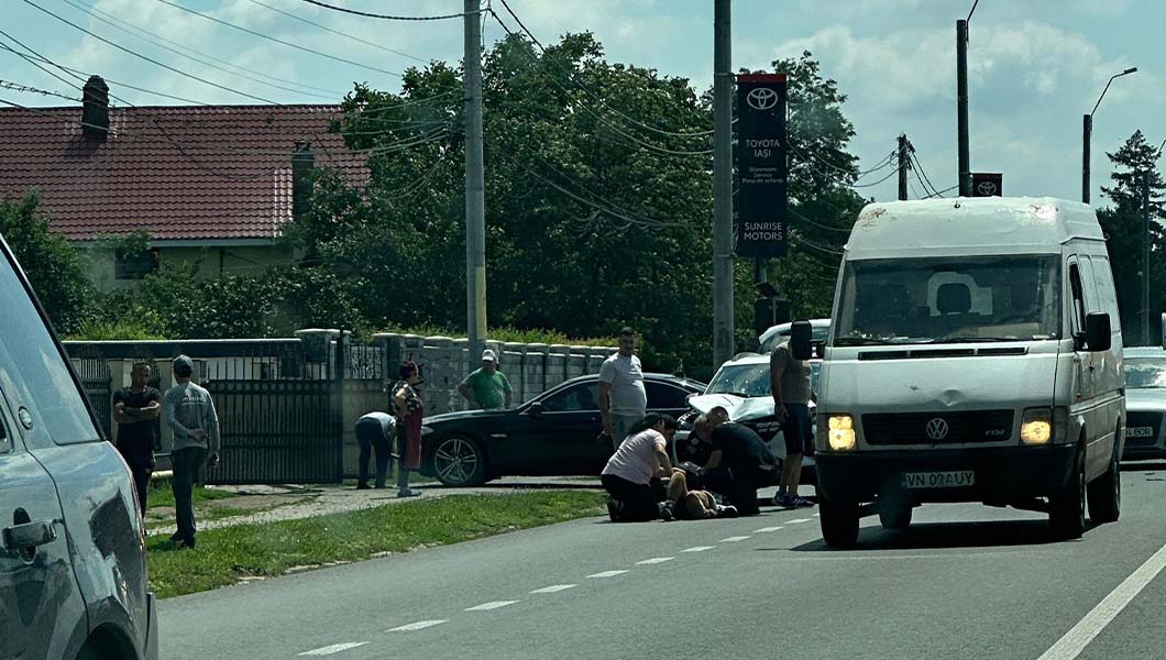 O femeie ameţită de alcool a fost la un pas de moarte la Leţcani. A fost izbită în plin după ce a traversat strada neregulamentar – EXCLUSIV, UPDATE